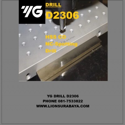 Jual NC Spotting Drill HSS Series D2306 merk YG-1 Korea