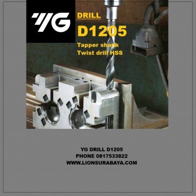Jual Mata Bor HSS Taper Shank Series D1205 merk YG-1 Korea