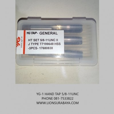 Jual hand tap 5/8 merk YG-1