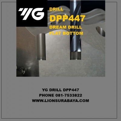 Jual Mata Bor Carbide Ujung Flat Series DPP447 Merk YG-1 Korea