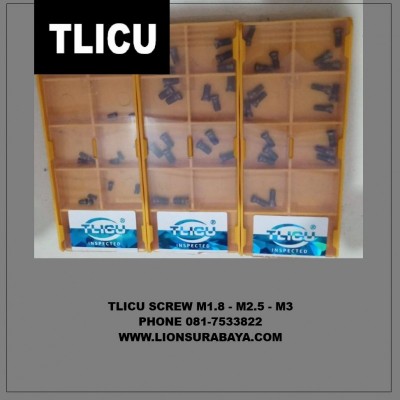 Jual Baut atau Screw Untuk Holder Milling Ukuran M1.8 - M2.5 - M3