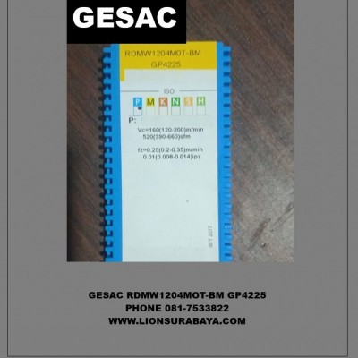 jual Insert Milling RDMW1204MOT-BM GP4225 Merk Gesac