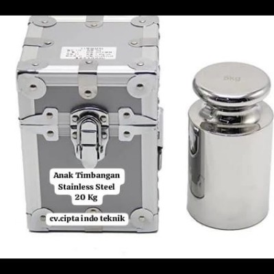 ANAK TIMBANGAN / BATU TIMBANG 5 Kg F2 SONIC STAINLESS STEEL
