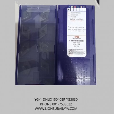Jual Insert Bubut DNUX 150408R YG3030 Merk YG-1 Korea ( DNMG150408 )