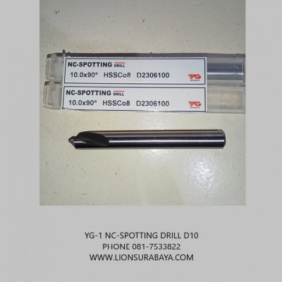 Jual NC-Spotting drill D10 (D2306) merk YG-1