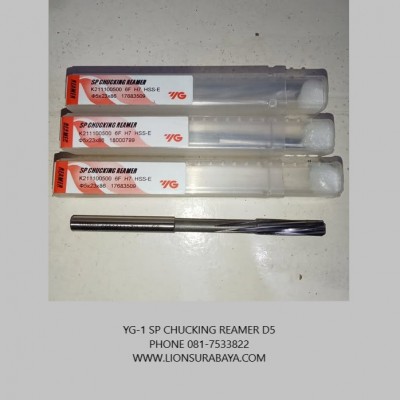 Jual SP chucking reamer D5 (K2111) merk YG-1