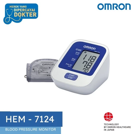 Omron Tensimeter Digital HEM-7124 Omron Official Store