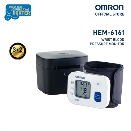 Omron Wrist Blood Pressure Monitor HEM 6161 Digital Official Store