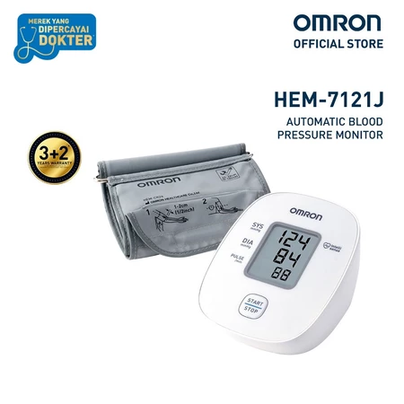 OMRON Blood Pressure Monitor HEM 7121J Tensimeter Digital Omron Official Store