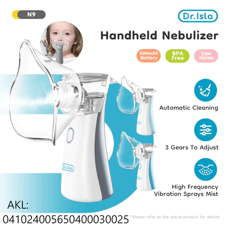 Dr.isla Nebulizer Portable Mesh 4 Jenis Masker Filter Sesuai Dewasa Anak Mengobati Asma Dan Ketidaknyamanan Pernapasan Dr.Isla Official Shop