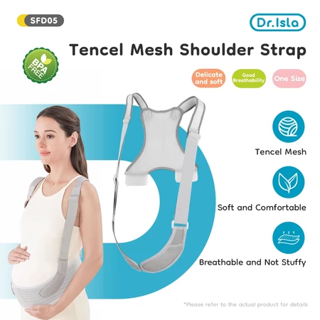 Dr.isla Korset Ibu Hamil Bamboo Material Penyangga Perut Medical Grade Bernapas Pregnancy Belt SFD05 Dr.Isla Official Shop