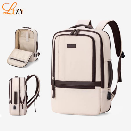 LEXY Expandable Tas Ransel Laptop 16 inch Waterproof Tas Ransel Wanita Tas Kasual Dengan Port USB Lexy Official Store