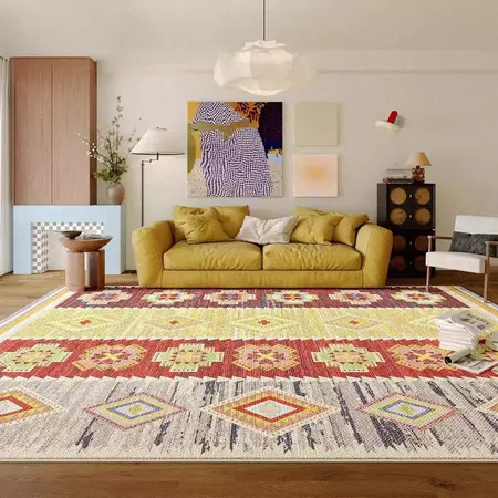 Karpet Lantai Eropa Style Bahan Polyester Halus Hangta Shop Official