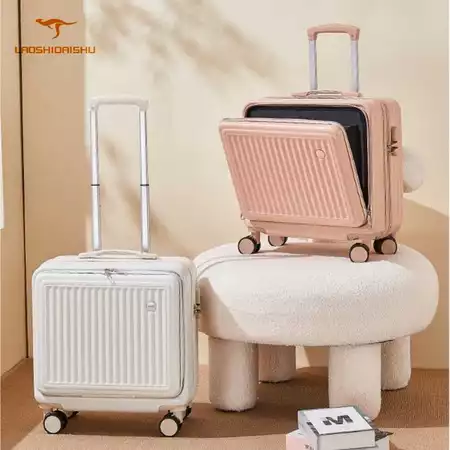Laoshidaishu Koper Pilot Mini 18 Inch Double Pin Cabin Size Ringan Dan Multi Fungsi Laoshidaishu Official Store