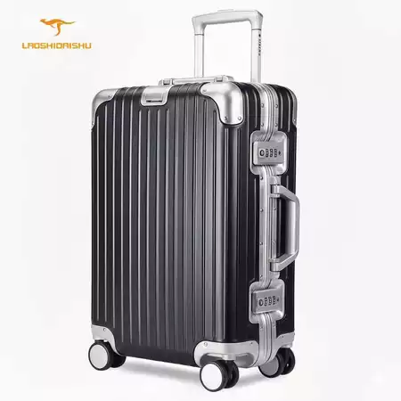 Laoshidaishu Koper Bagasi & koper kabin Size 20  24 inch TSA Lock Tahan Banting Roda 4 Putar 360derajat Laoshidaishu Official Store