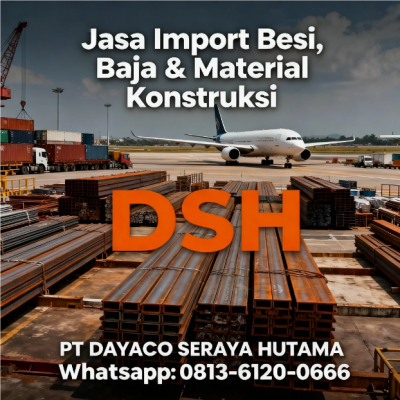 Jasa Undername Import Raw Sugar Tank HS Code 73090099 Resmi & Aman di Indonesia | 081361200666