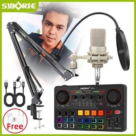 Siborie&uda_store02 Rekomendasi Bersama Soundcard H500+103+E10+OTG-2 IN 1 Siborie Official Store