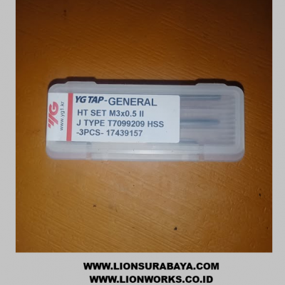 Jual YG-1 hand tap M3x0.5 (T7099209)