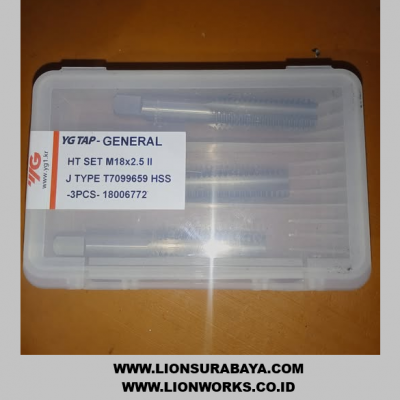 Jual YG-1 hand tap M18 x 2.5 ( T7099659 )