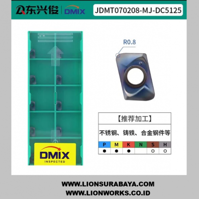Jual DMIX JDMT070208-MJ DC5125 milling insert