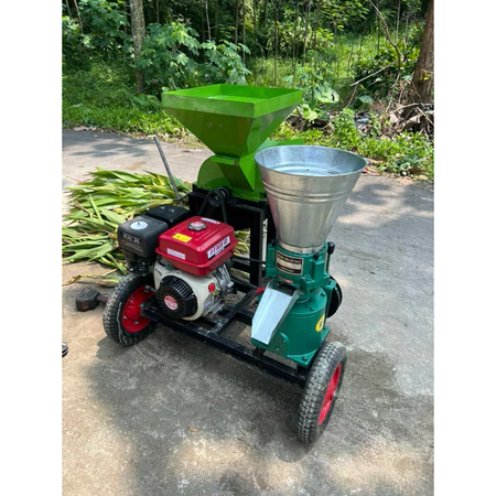 Mesin Choper Pellet 3 In 1 : Mesin Pencacah Rumput - Mesin Penepung - Mesin Pembuat Pellet Karya Mandiri Blitar