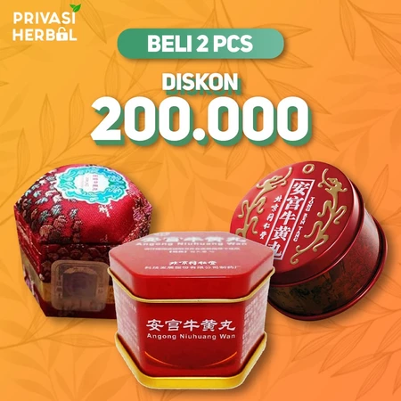 Angong Niuhuang Wan Original Obat Stroke Saraf Angkung Original Sobat Herbal Official