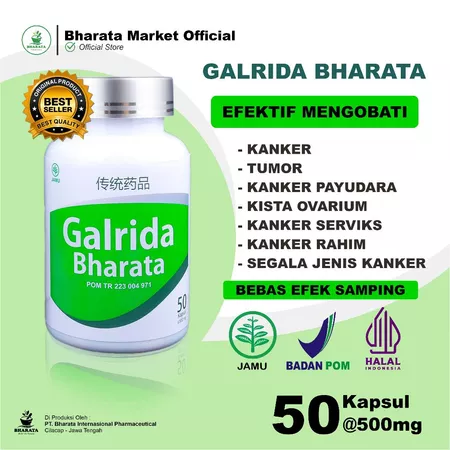 Galrida Bharata Obat Herbal Kanker Ampuh Obat Tumor Kanker Payudara Kanker Serviks 100% Original Sobat Herbal Official