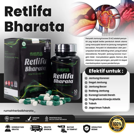 Retlifa Bharata Obat Herbal Terbaik Untuk Jantung Koroner, Jantung Bengkak, Lemah Jantung Dan Jantung Bocor Paling Ampuh 100% Sobat Herbal Official