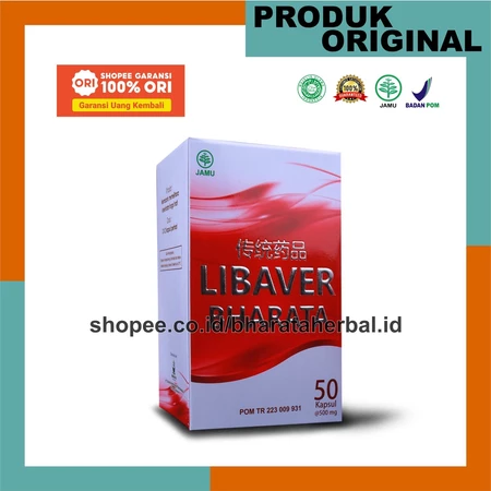Libaver Bharata Obat Liver & Hepatitis ABCDE Liver bengkak Sirosis Hati 100% Original Sobat Herbal Official