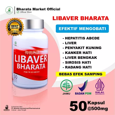 Obat Liver / Hepatitis A B C D E Paling Ampuh Obat Sirosis Hati Libaver Bharata 100% Original Bergaransi Sobat Herbal Official