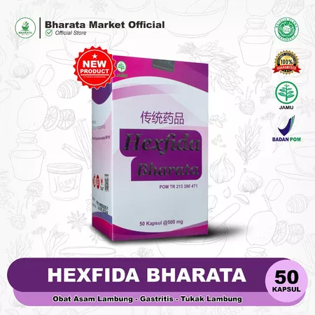 Obat Asam Lambung Ampuh - Obat Gastriti - HEXFIDA BHARATA 100% Herbal Asli Sobat Herbal Official