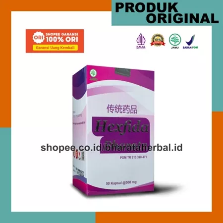 Obat Gerd Asam Lambung Paling Ampuh Tukak Lambung Infeksi Lambung Gastritis Hexfida Bharata 100% Original Bergaransi Sobat Herbal Official