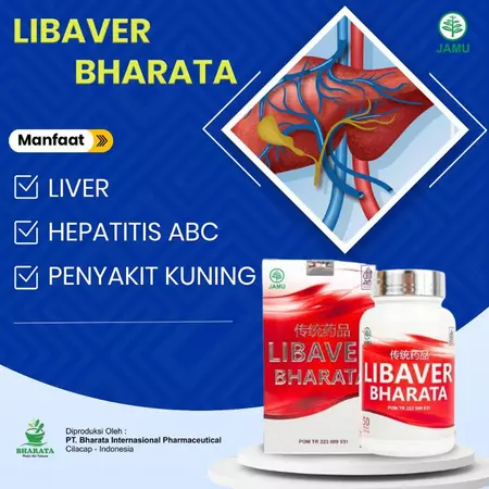 Obat Liver Siroisis Liver Bengkak Hepatitis Kronis Fatty Liver - Libaver Bharata Sobat Herbal Official