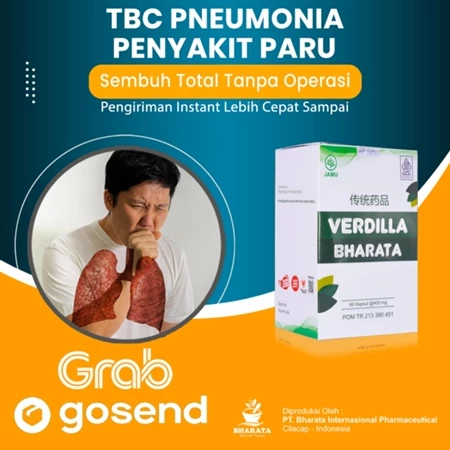 Obat Infeksi Radang Paru - Obat TBC Batuk Berdarah Verdilla Bharata Ampuh 100% Asli Bergaransi BPOM Bharata Herbal Official
