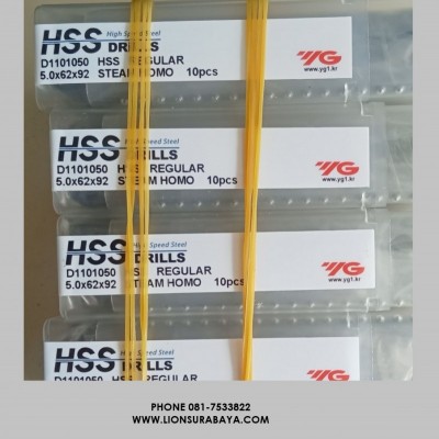 jual Mata bor YG-1 berdiameter 5 mm ( D1101 )