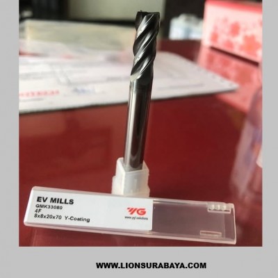 YG-1 EV MILLS GMK33080 Endmill Carbide 4 flute Diameter 8mm