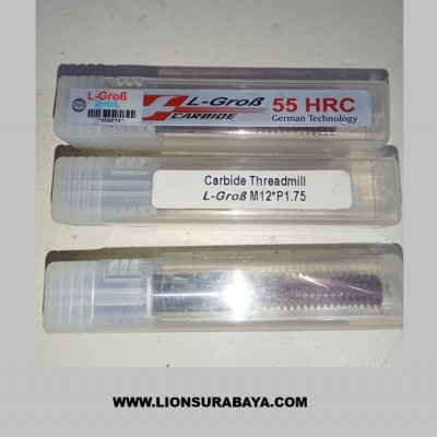 Carbide Threadmill M12x1.75 merk L-grob