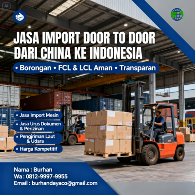 Jasa import door to door dari china ke indonesia 081299979955