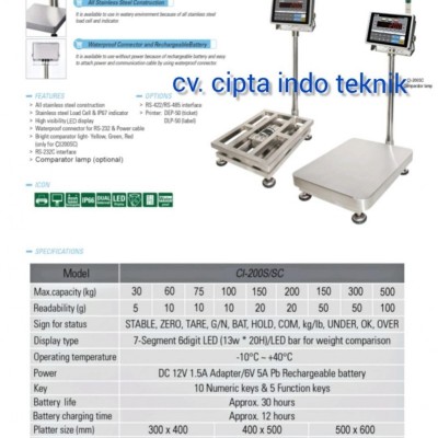 Jual Timbangan Digital Waterproof 150 Kg