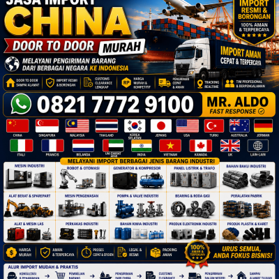 Jasa Pengiriman Barang China ke Indonesia Door To Door | 0821 7772 9100