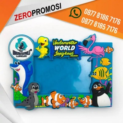 Souvenir Frame Foto Rubber Mini Custom Logo untuk Merchandise Event dan Corporate Gift
