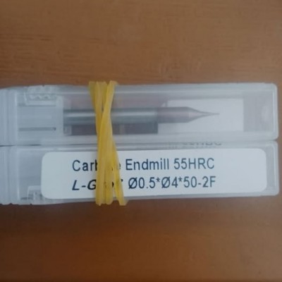 Carbide Endmill 55HRC D0.5