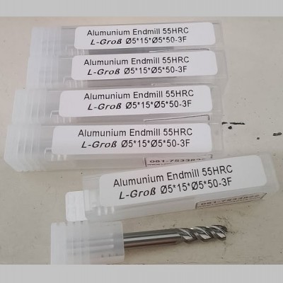 L-GROB Alumunium Endmill 55HRC D5