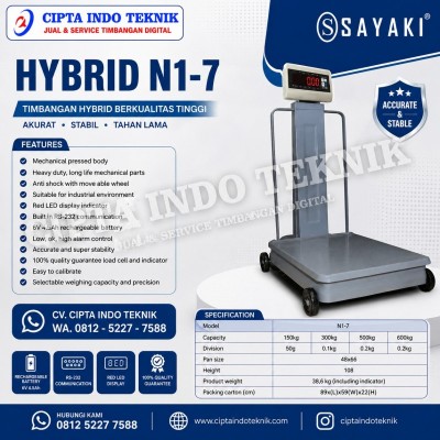JUAL TIMBANGAN DUDUK - BENCH SCALE HYBRID
