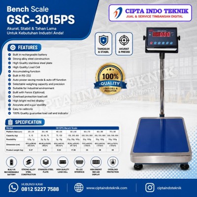 TIMBANGAN DUDUK GSC SGW 3015 PS + Tera Metrologi