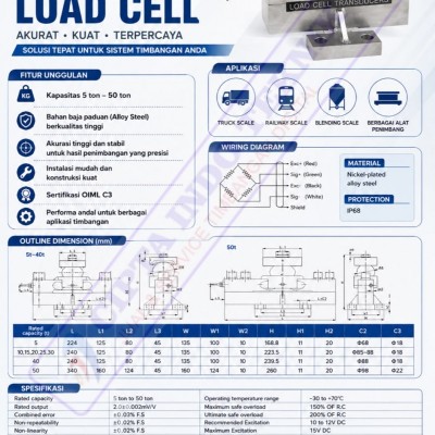 KELI - LOAD CELL TYPE QS - 25 - 30 TON