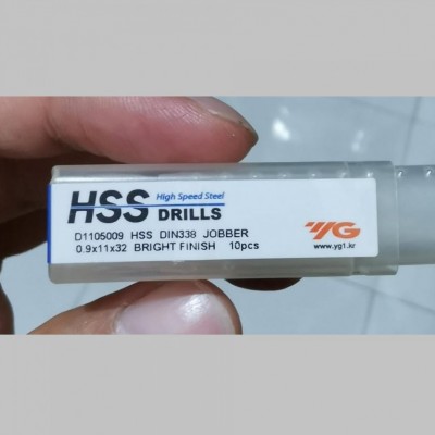 YG-1 HSS Drills D0.9 ( D1105009 )