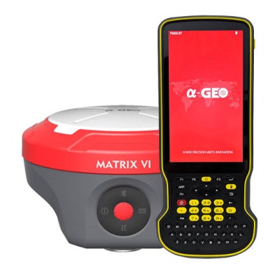 Jual GPS Geodetik Alpha Geo Matrix Ultra base + Matrix VI Laser(base and Rover Set)