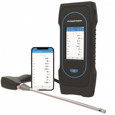 Sauermann SICA 230 KIT 6NDSC Gas Analyzer for Emissions Monitoring of Boiler, Engine, & Other Combustion Applications