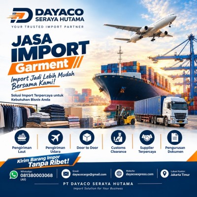 JASA IMPORT GARMENT UNTUK BISNIS & KEBUTUHAN PERUSAHAAN